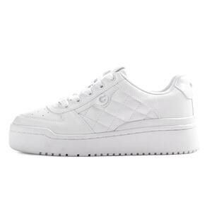 Womens size 6 white sneakers GBG LA Moral 2 lace up Guess sneakers